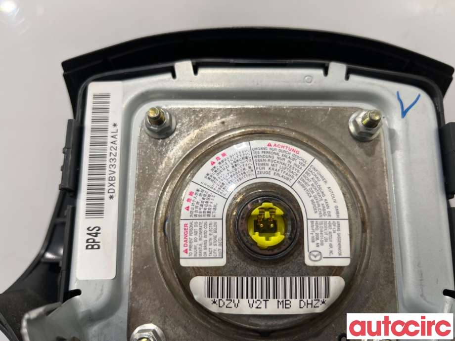Airbag rattpute til Mazda 3 2006-2009 (Type I, Fase 2)  (MAZDA|BP4S-57-K00D|)