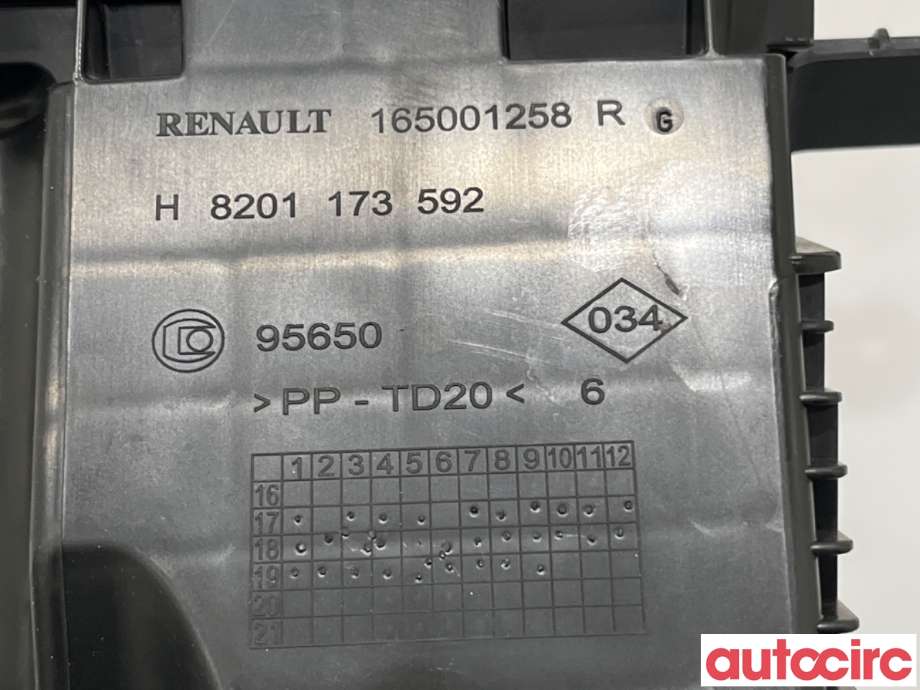 Luftfilterboks til Renault Captur 2020-->> (Type II)  (RENAULT|165001258R|)