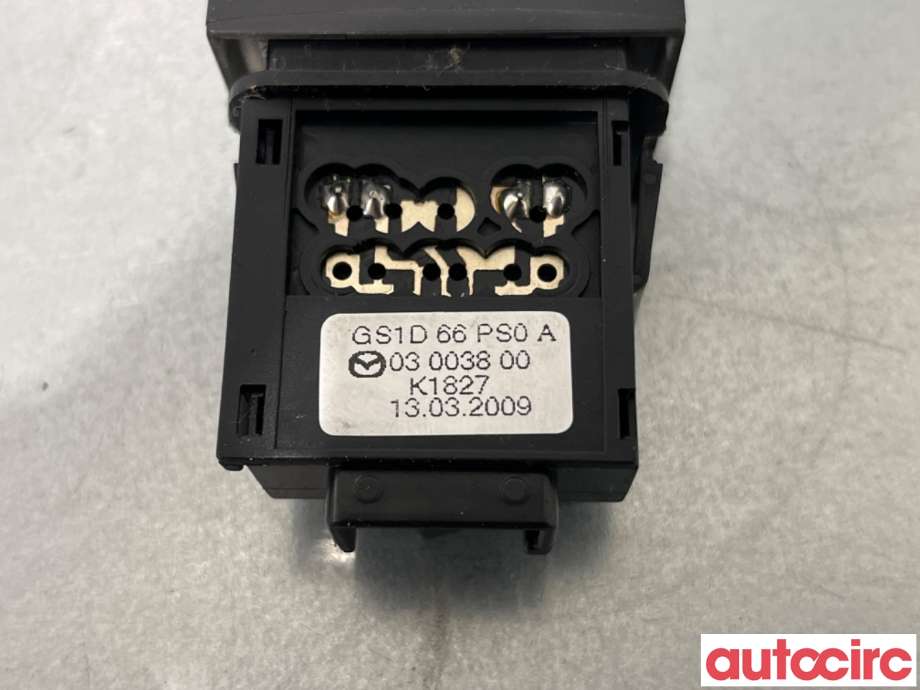 Bryter diverse til Mazda 6 2008-2010 (Type II, Fase 1)  (MAZDA|GS1D-66-PS0A||GS1D66PS0A)