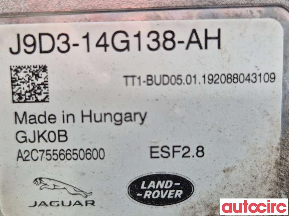 Motor elbil bak til Jaguar I-PACE 2018-->>  (JAGUAR|T4K20799|J9D3-14G138-AH|T4K9605)