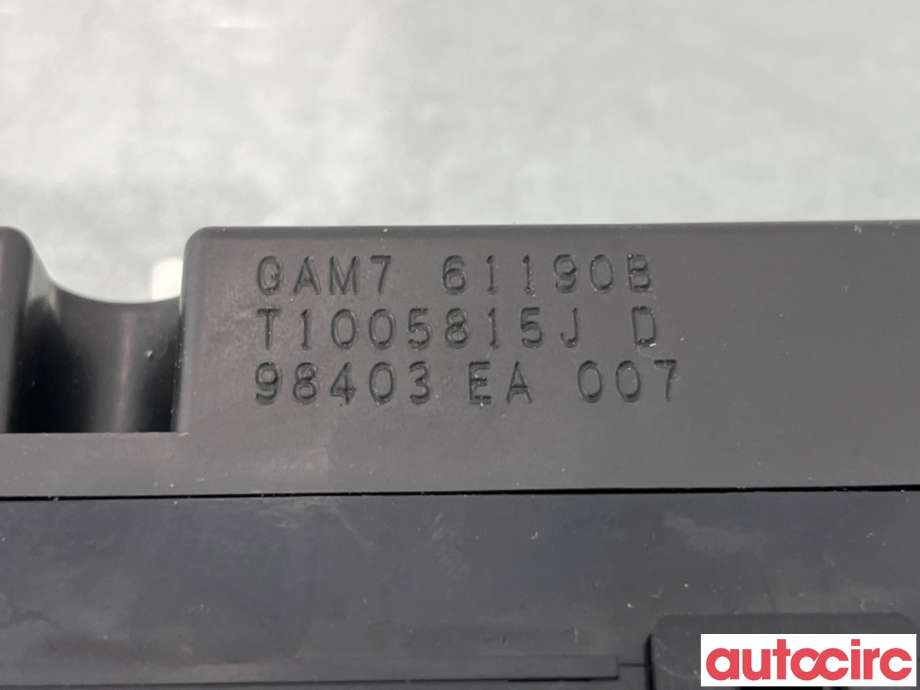 Varmeapparat betjening til Mazda 6 2008-2010 (Type II, Fase 1)  (MAZDA|GAM7-61-190B||GAM761190B)