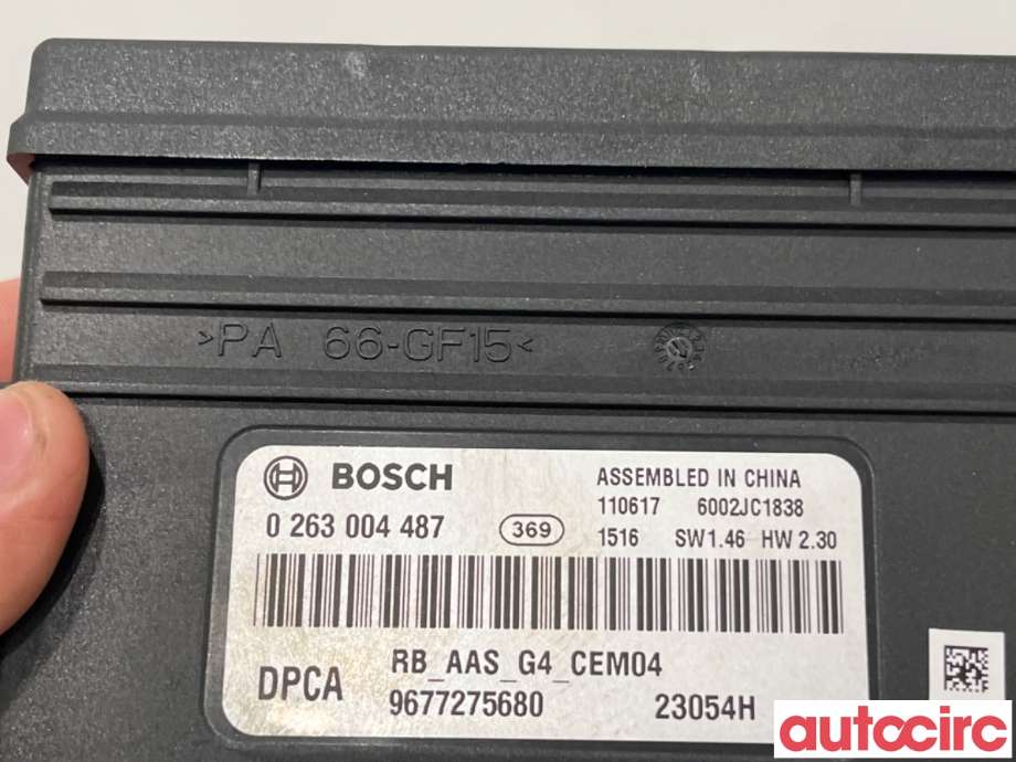 Styreenhet parkering til Citroën Berlingo 2008-2015 (Type II, Fase 1)  (CITROEN|6590EP|0263004487|9677275680)
