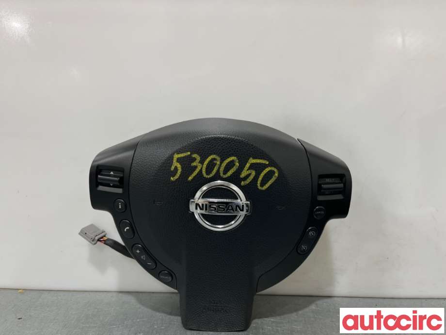 Airbag rattpute til Nissan Qashqai, 2010-2014 (Type I, Fase 2)  (NISSAN|98510BR26E)