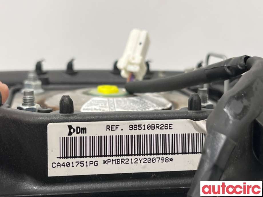 Airbag rattpute til Nissan Qashqai 2010-2014 (Type I, Fase 2) (NISSAN|98510BR26E|)