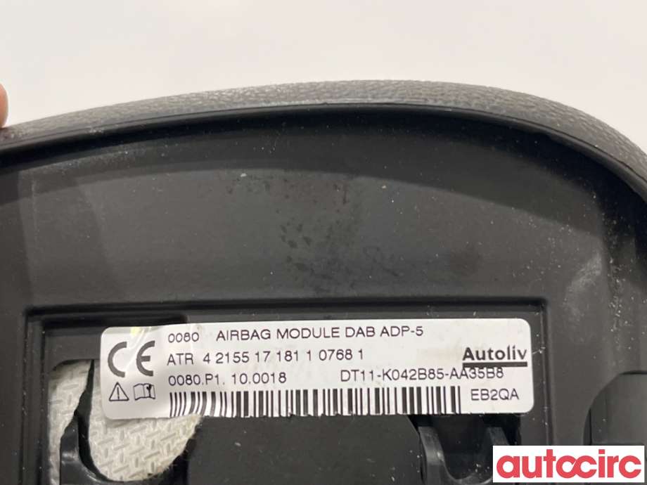 Airbag rattpute til Ford Transit Connect 2013-2018 Type II, Fase 1  (FORD|1810758||DT11-K042B85-AA35B8)