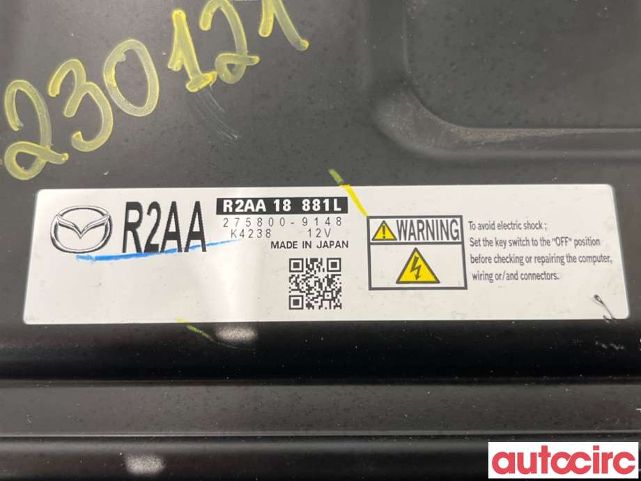 Styreenhet motor til Mazda 6 2008-2010 (Type II, Fase 1)  (MAZDA|R2AA-18-881L|275800-9148|R2AA18881L)