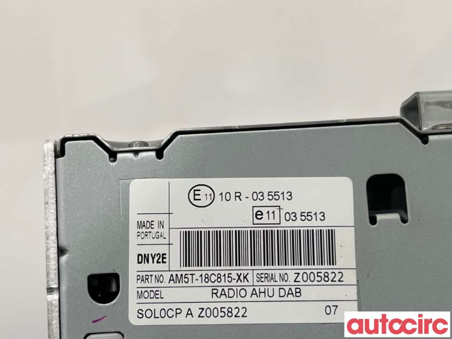 Bilstereo til Ford Fiesta 2013-2017 (Type VI, Fase 2)  (FORD|2277282||AM5T-18C815-XK)