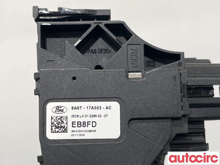 Bryter visker til Ford Fiesta 2013-2017 (Type VI, Fase 2)  (FORD|1537625||8A6T-17A553-AC)