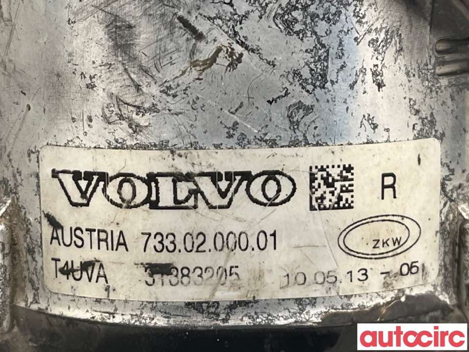 Tåkelykt høyre foran til Volvo V70 2007-2013 (Type III, Fase 1)  (VOLVO|31213102|)