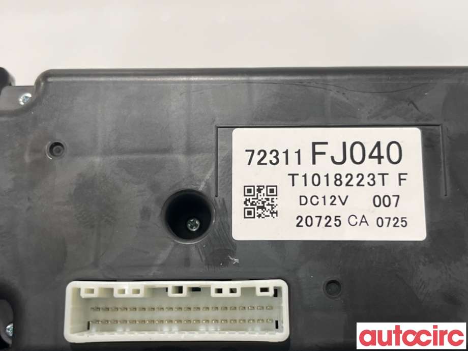 Varmeapparat betjening til Subaru XV 2012-2017 (Type I) (SUBARU|72311FJ040|)