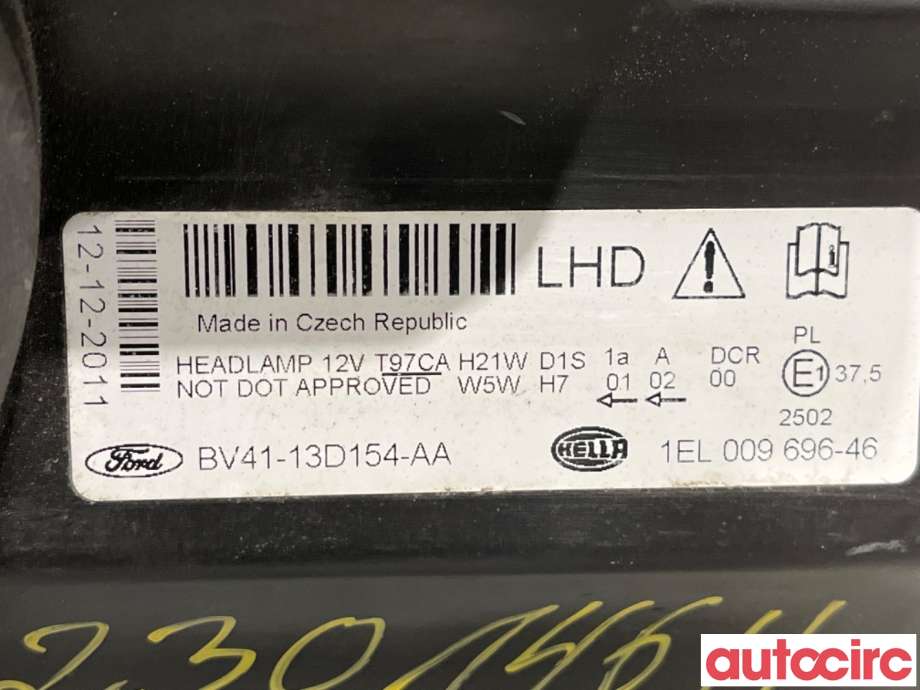 Frontlykt høyre xenon til Ford Kuga 2008-2012 (Type I) (FORD|1590741||8V41-13005-AE)
