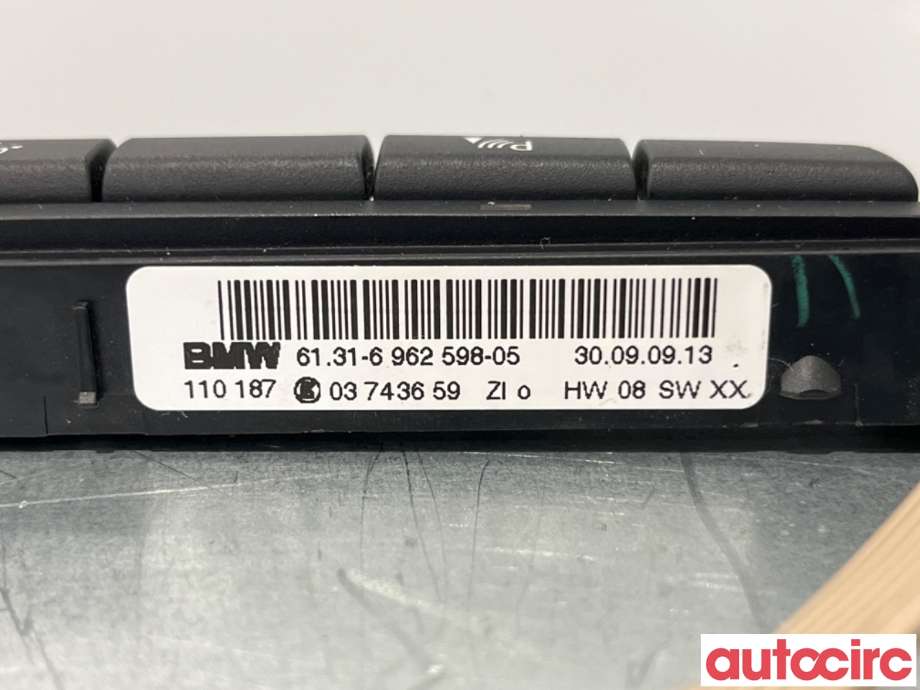 Bryter diverse til BMW 3-Serie 2005-2011 (E90/E91/E92/E93) (E90/E91/E92/E93) (BMW|61319123756|03743659|6131-6962598)