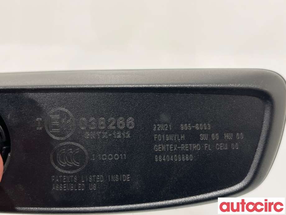 Speil innvendig til Peugeot 208 2019-->> (Type II)  (PEUGEOT|98332062XT||9840409880)