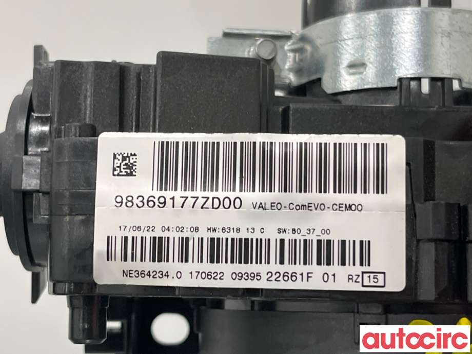 Bryter combi til Peugeot 208 2019-->> (Type II)  (PEUGEOT|98369177ZD|)