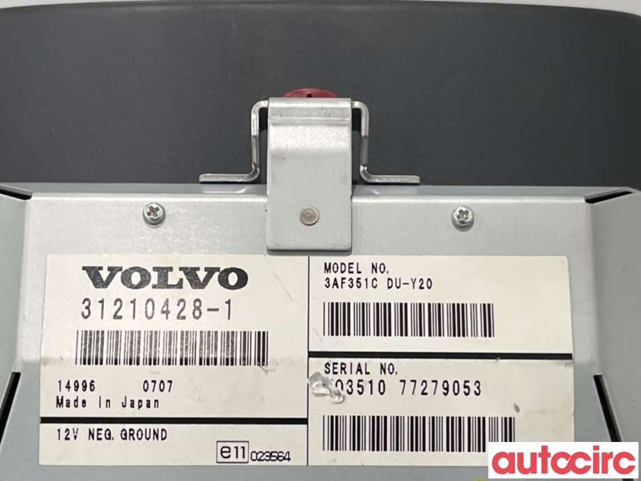 Instrument kjørecomputer til Volvo XC70 2008-2013 (Type II, Fase 1)  (VOLVO|36000891|DU-Y20|31210428)