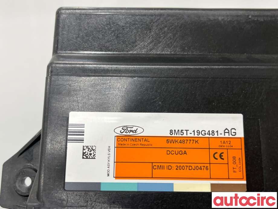 Styreenhet nøkkelfri/keyless til Ford Kuga 2008-2012 (Type I)  (FORD|1701359|5WK48777K|8M5T-19G481-AG)