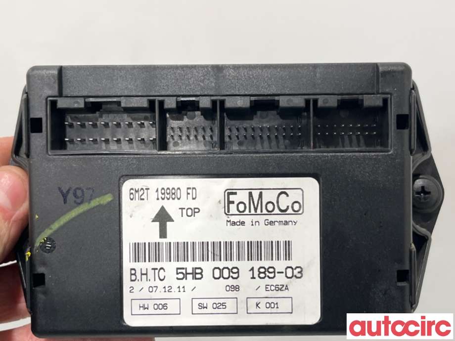 Styreenhet klima/aircondition til Ford Galaxy 2010-2015 (Type III, Fase 2)  (FORD|1736336|5HB009189-03|6M2T19980FD)
