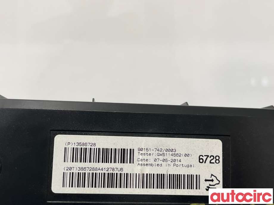 Styreenhet klima/aircondition til Opel Astra J 2010-2015  (OPEL|13586728|90151-742)