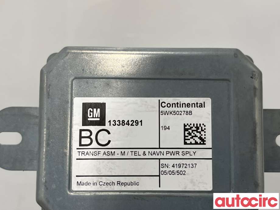 Styreenhet diverse til Opel Astra J 2010-2015 (OPEL|13384291|5WK50278B)