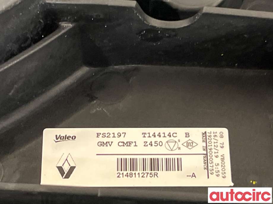Kjølevifte til Renault Kangoo 2008-2021 (Type II)  (RENAULT|214811275R|FS2197)