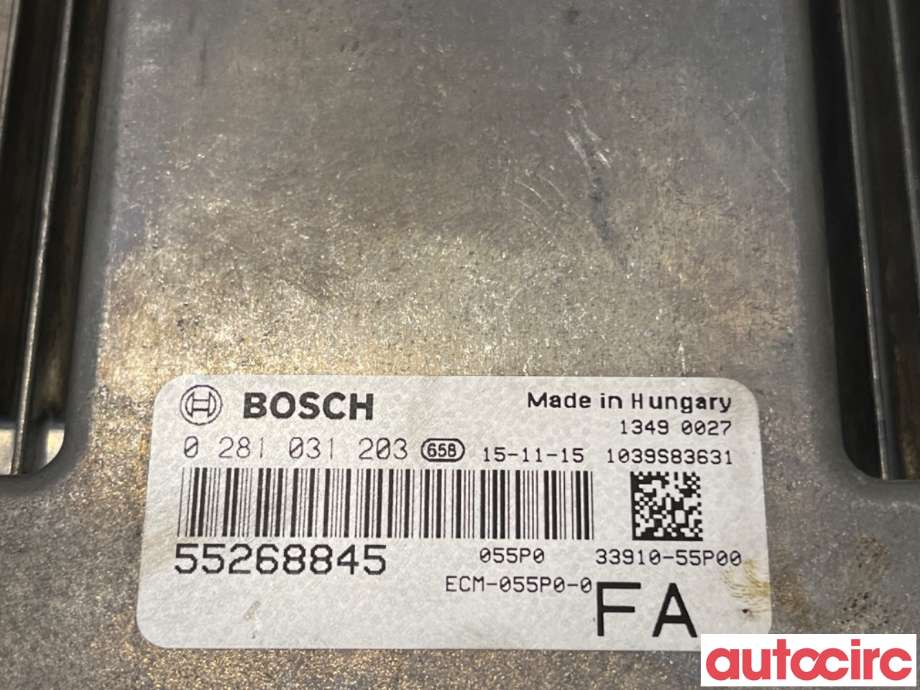 Styreenhet motor til Suzuki SX4 S-CROSS 2013-->> (Type II)  (SUZUKI|33920-62M12|0281031203|55268845)