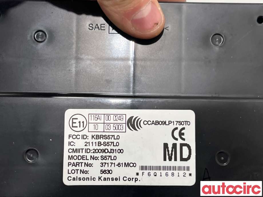 Styreenhet nøkkelfri/keyless til Suzuki SX4 S-CROSS 2013-->> (Type II) (SUZUKI|37171-61MC0|S57L0)