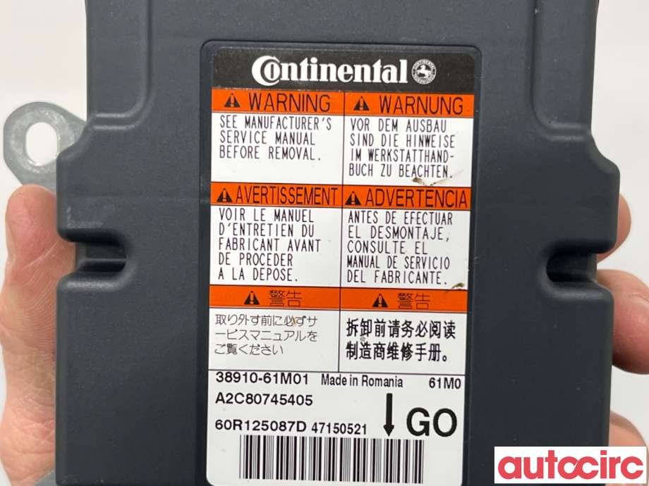 Airbag elektronikk til Suzuki SX4 S-CROSS 2013-->> (Type II) (SUZUKI|38910-61M01|A2C80745405)