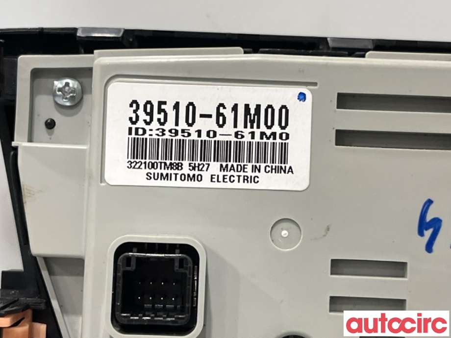 Varmeapparat betjening til Suzuki SX4 S-CROSS 2013-->> (Type II)  (SUZUKI|39510-61M10-BKZ||39510-61M00)