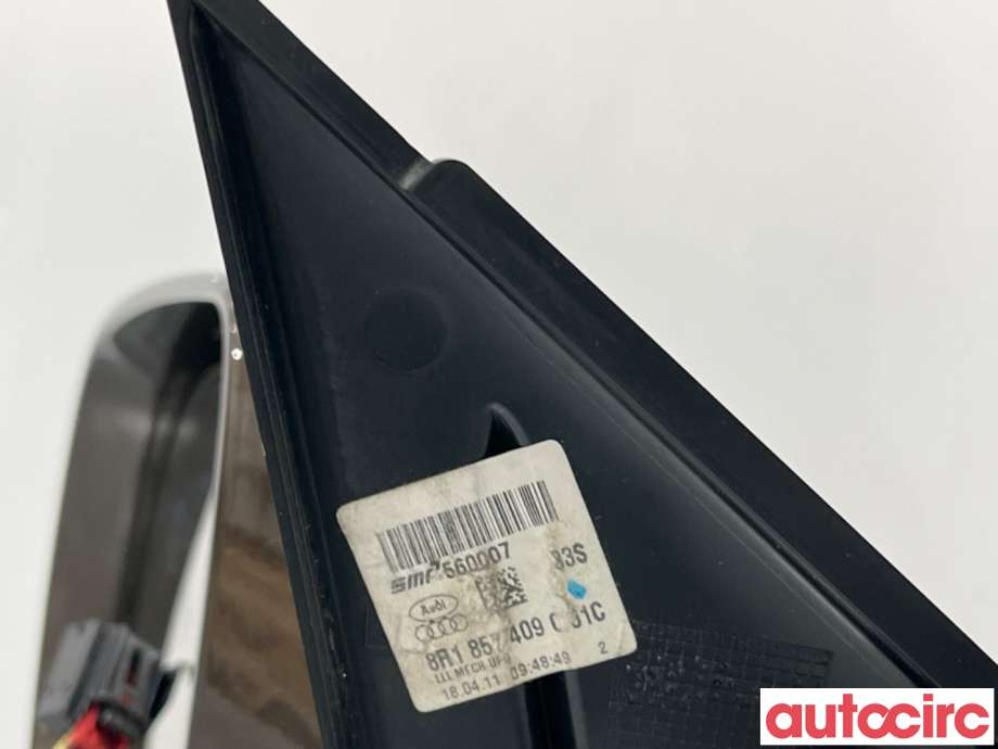 Speil venstre til Audi Q5 2008-2012 (Type I, Fase 1)  (AUDI|8R1857409J|)