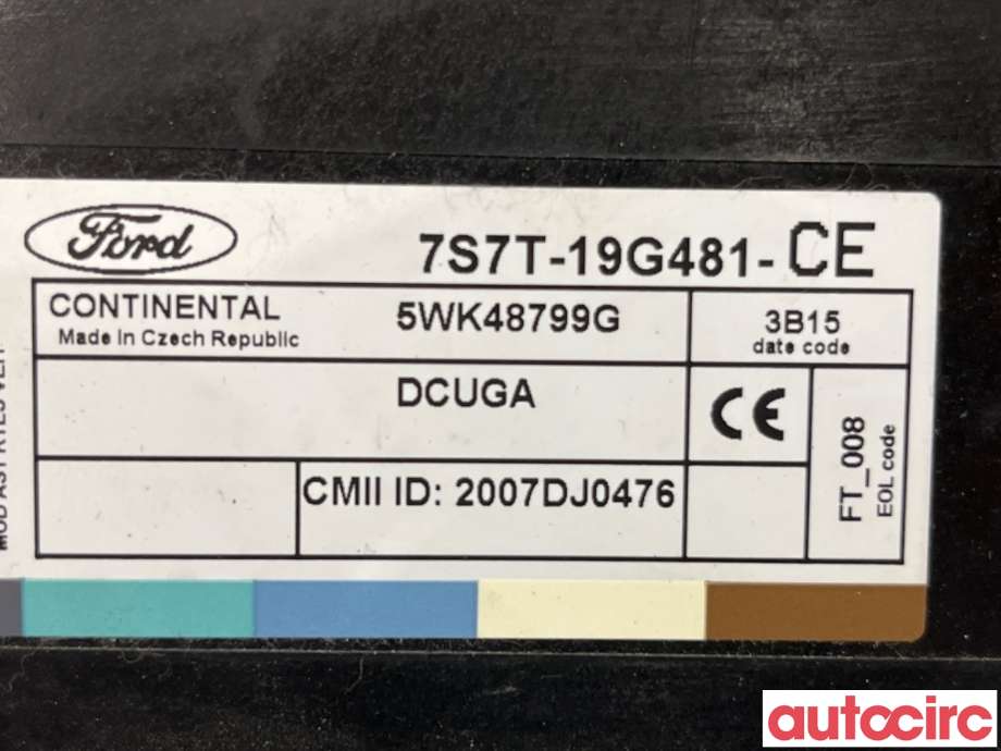 Styreenhet sentrallås til Ford Mondeo 2011-2014 (Type IV, Fase 2)  (FORD|1796482||7S7T-19G481-CE)