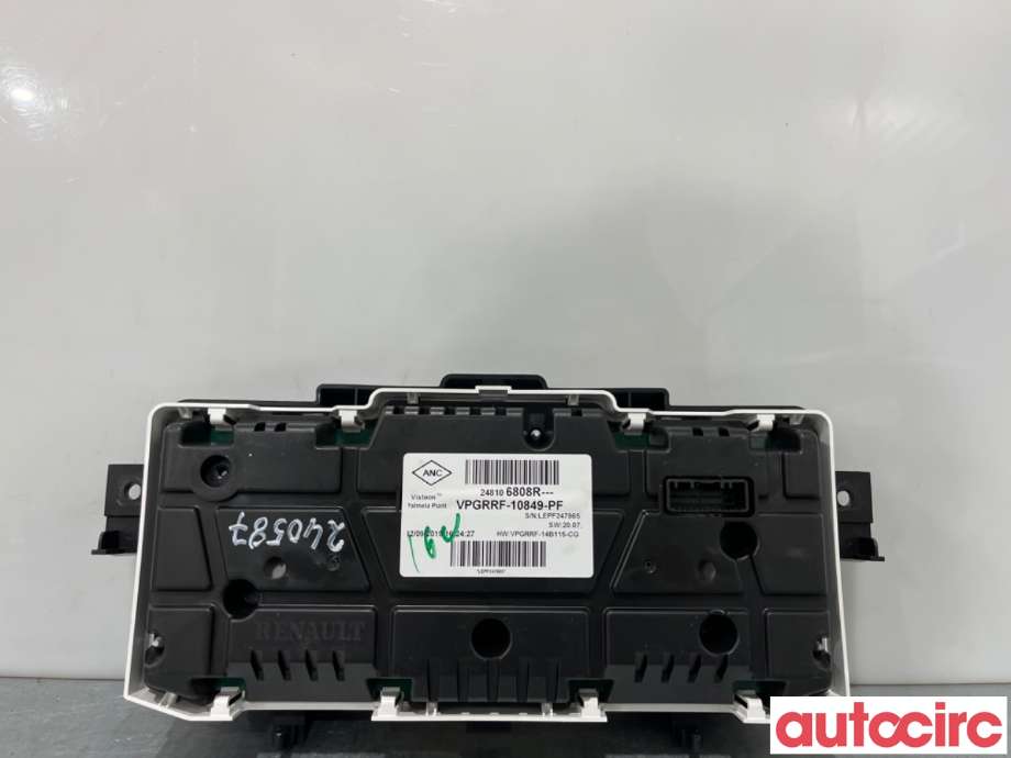 Instrumentpanel til Renault Captur 2020-->> (Type II)  (RENAULT|248106808R|VPGRRF-10849-PF|248103522R)