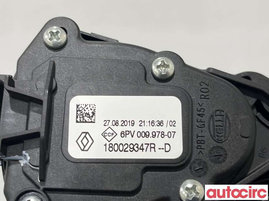 Pedal gass til Renault Captur 2020-->> (Type II)  (RENAULT|180029347R|6PV009978-07)