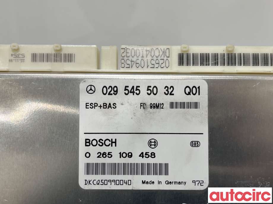 Styreenhet antispinn til Mercedes CLK 1997-2002 (C208) (C208) (MERCEDES|A0315450732|0265109458|0295455032)