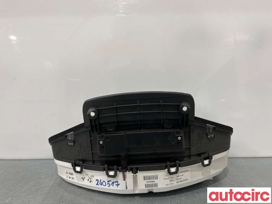 Instrumentpanel til Volvo XC70 2008-2013 (Type II, Fase 1)  (VOLVO|36001836|69799-610U)