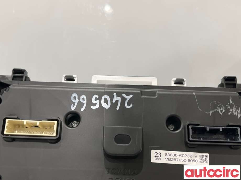 Instrumentpanel til Toyota Yaris 2020-->> (Type IV)  (TOYOTA|83800K0232|MB257650-6050|83800-K0232)