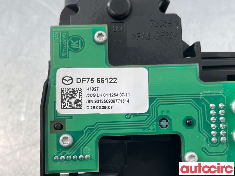 Bryter blink til Mazda 6 2008-2010 (Type II, Fase 1)  (MAZDA|DF75-66-122||DF7566122)