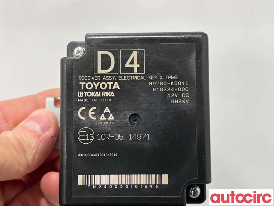 Styreenhet diverse til Toyota Yaris 2020-->> (Type IV)  (TOYOTA|897A0K0011|61G224-000|897B0-K0011)