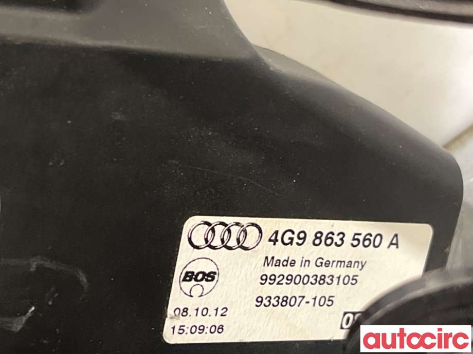 Bagasjerom rollon til Audi A6, Allroad 2012-2014 (Type III, Fase 1) (C7) (C7) (AUDI|4G9863560A|933807-105)