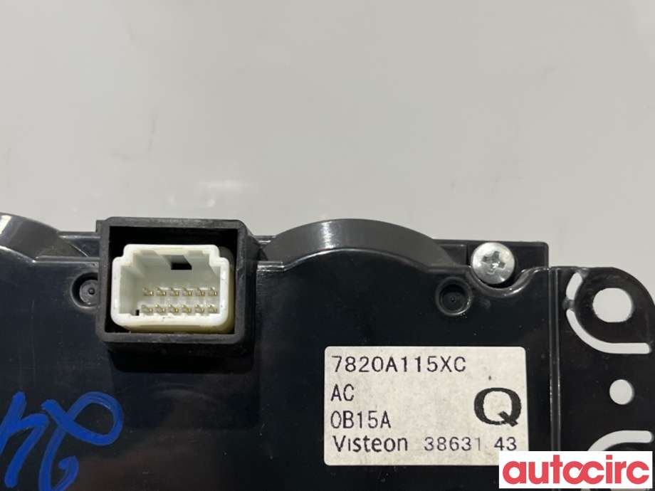 Varmeapparat betjening til Mitsubishi Outlander 2010-2012 (Type II, Fase 2)  (MITSUBISHI|7820A115XC|)