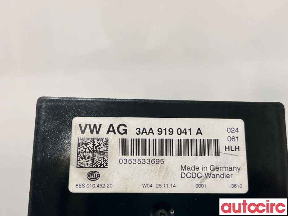 Styreenhet diverse til VW Tiguan 2011-2016 (Type I, Fase 2) (VOLKSWAGEN|3AA919041A|8ES010452-20)