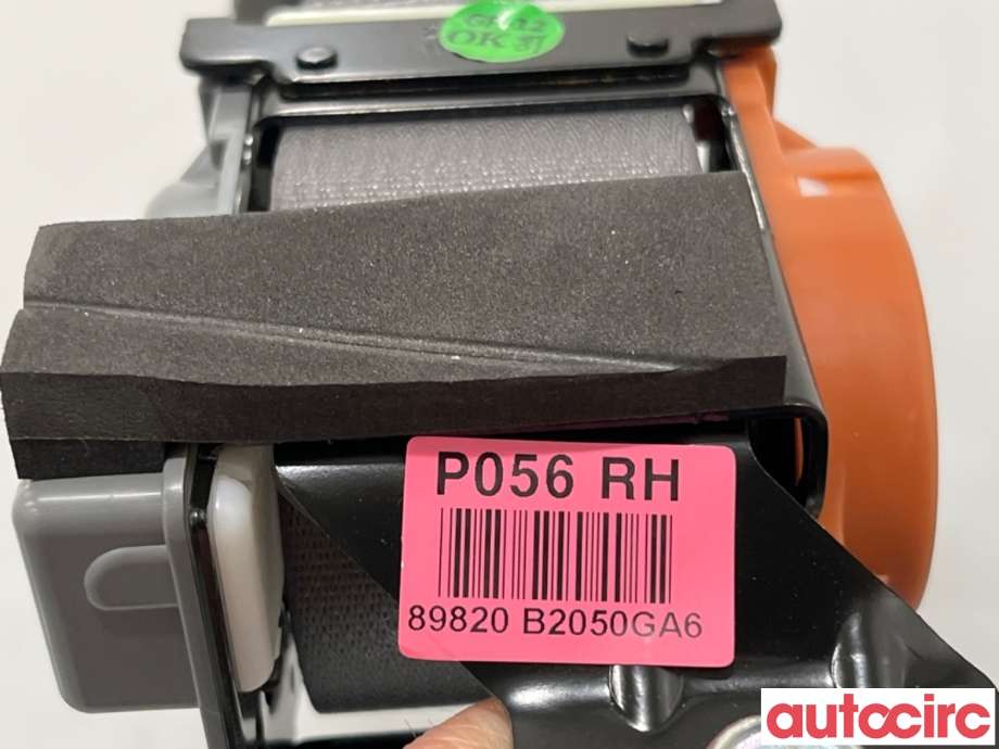 Sikkerhetsbelte bak høyre til Kia Soul 2014-2019 (Type II)  (KIA|89810B2050GA6||89820B2050GA6)