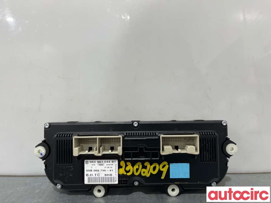 Varmeapparat betjening til VW Golf VI 2008-2012  (VOLKSWAGEN|5K0907044BT|5HB009746-41|5K0907044HB)