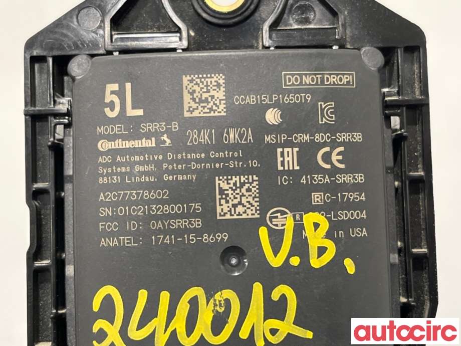 Sensor radar til Nissan Leaf 2018-->> (Type II)  (NISSAN|284K16WK2A|A2C77378602)