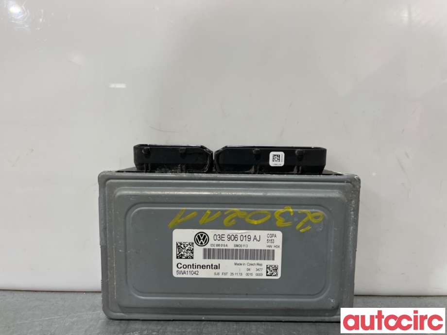 Styreenhet motor til VW Polo 2014-2017 (Type V, Fase 2)  (VOLKSWAGEN|03E906019AJ|5WA11042)