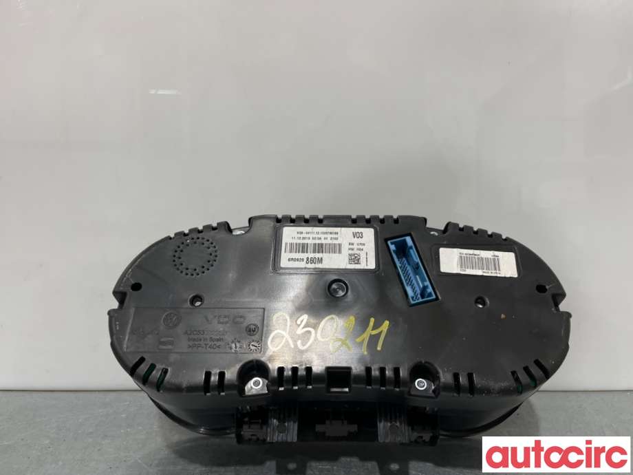 Instrumentpanel til VW Polo 2014-2017 (Type V, Fase 2)  (VOLKSWAGEN|6R0920860MX|A2C84806400|6R0920860M)