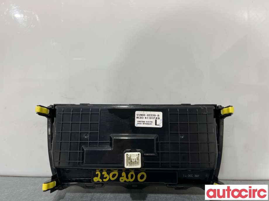 Varmeapparat betjening til Toyota Auris 2007-2010 (Type I, Fase 1)  (TOYOTA|5590002220||55900-02220)