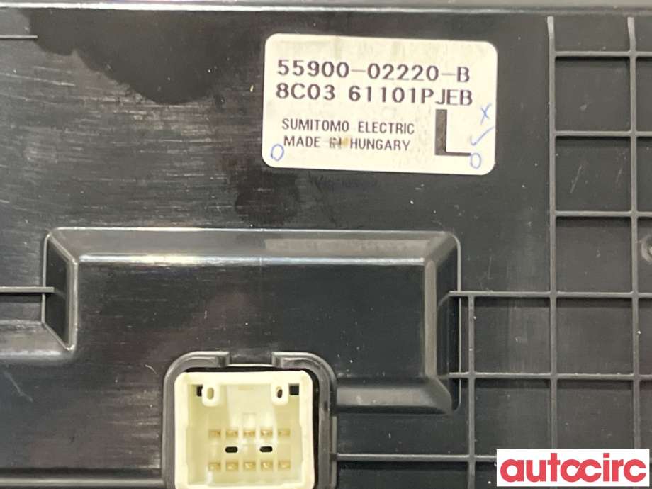 Varmeapparat betjening til Toyota Auris 2007-2010 (Type I, Fase 1)  (TOYOTA|5590002220||55900-02220)