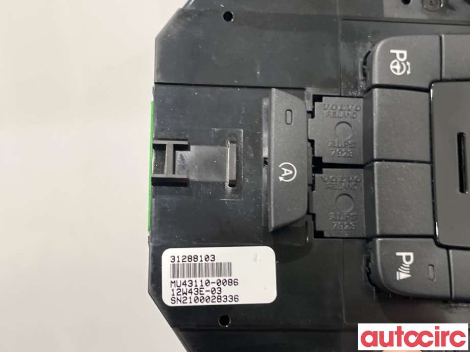 Varmeapparat betjening til Volvo V40 2012-2019 (VOLVO|31288103|)