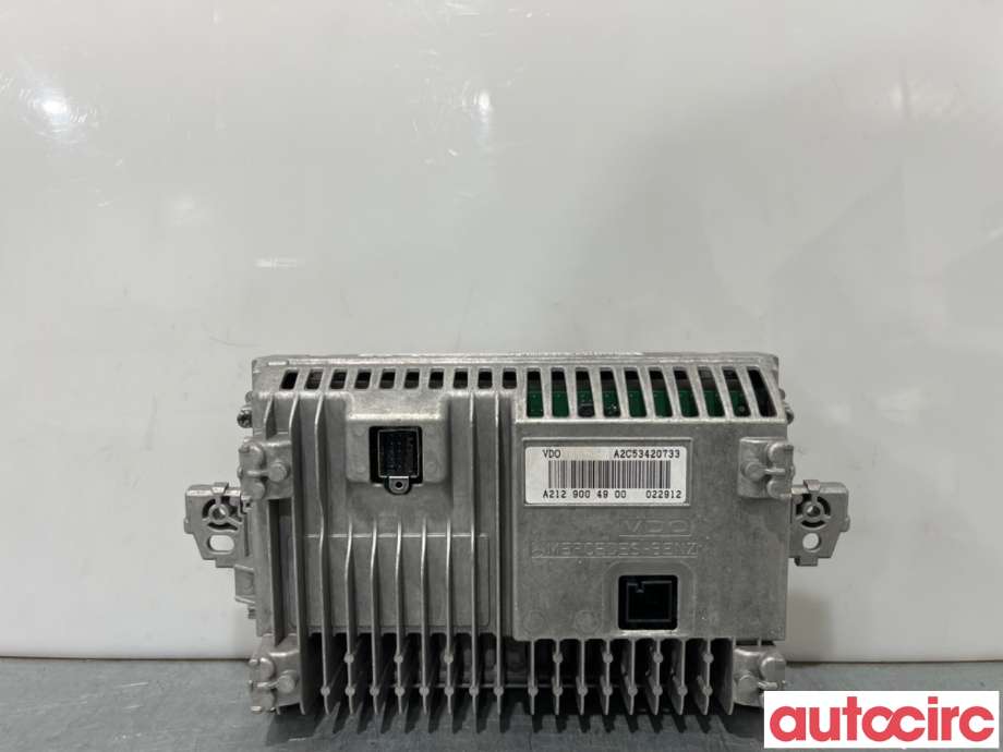 Multimedia display (MCU - Media Controller Unit) til Mercedes E-Klasse 2009-2013 (Fase 1) (W212) (W212) (MERCEDES|A2129009122|A2C53420733|A2129004900)