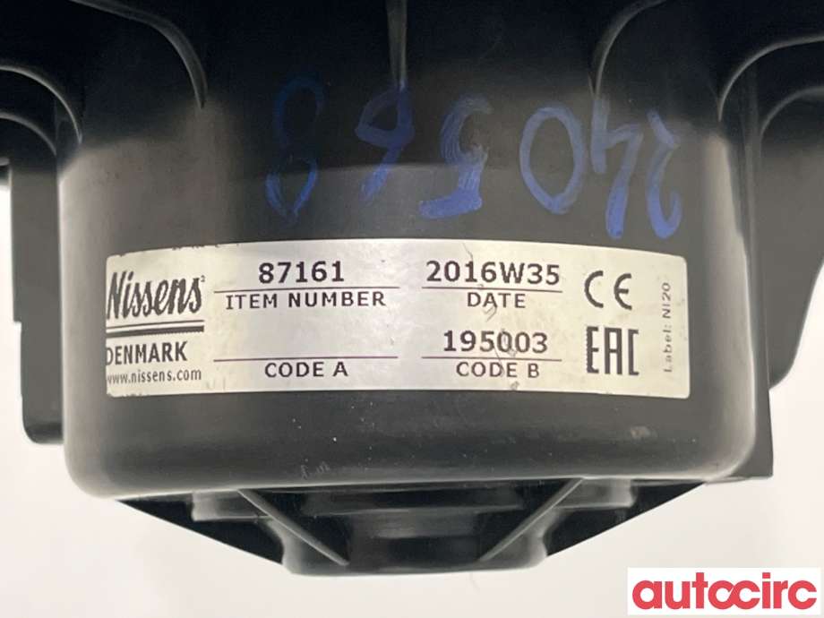 Varmeapparat motor til Ford Ranger (Europa) 2007-2011  (FORD (US)|1505611|87161|)
